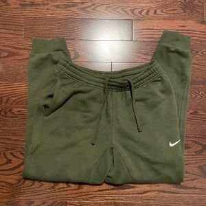 Military Green Nike Pants Size Medium Cotton